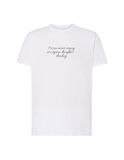 t-shirt cisza mówi więcej.png