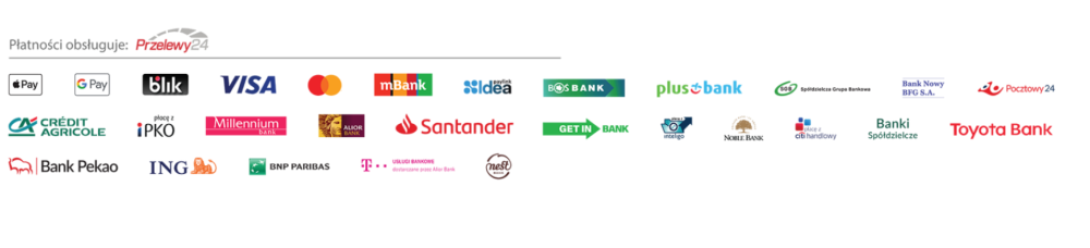 Metody płatności w sklepie – otwiera się w nowej karcie